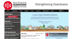 Desktop Screenshot of michigandowntowns.com